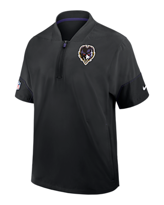 Baltimore Ravens Sideline Coach Men's Nike NFL 1/2-Zip Short